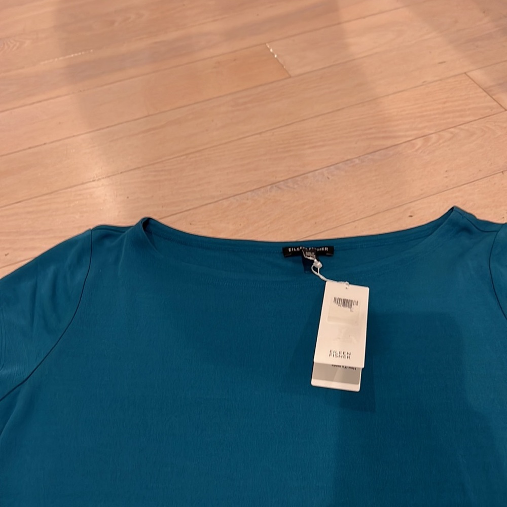 Eileen Fisher Silk Jersey Top - Picture 2 of 4